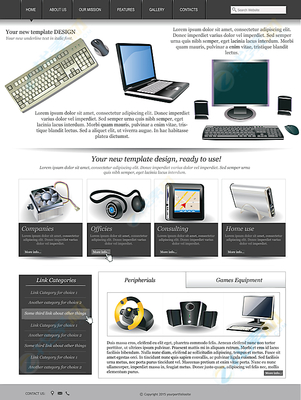 時尚數碼產品網站設計矢量素材的獲取與應用